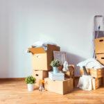 Viele Pakete für Entrümpelung und Umzug
