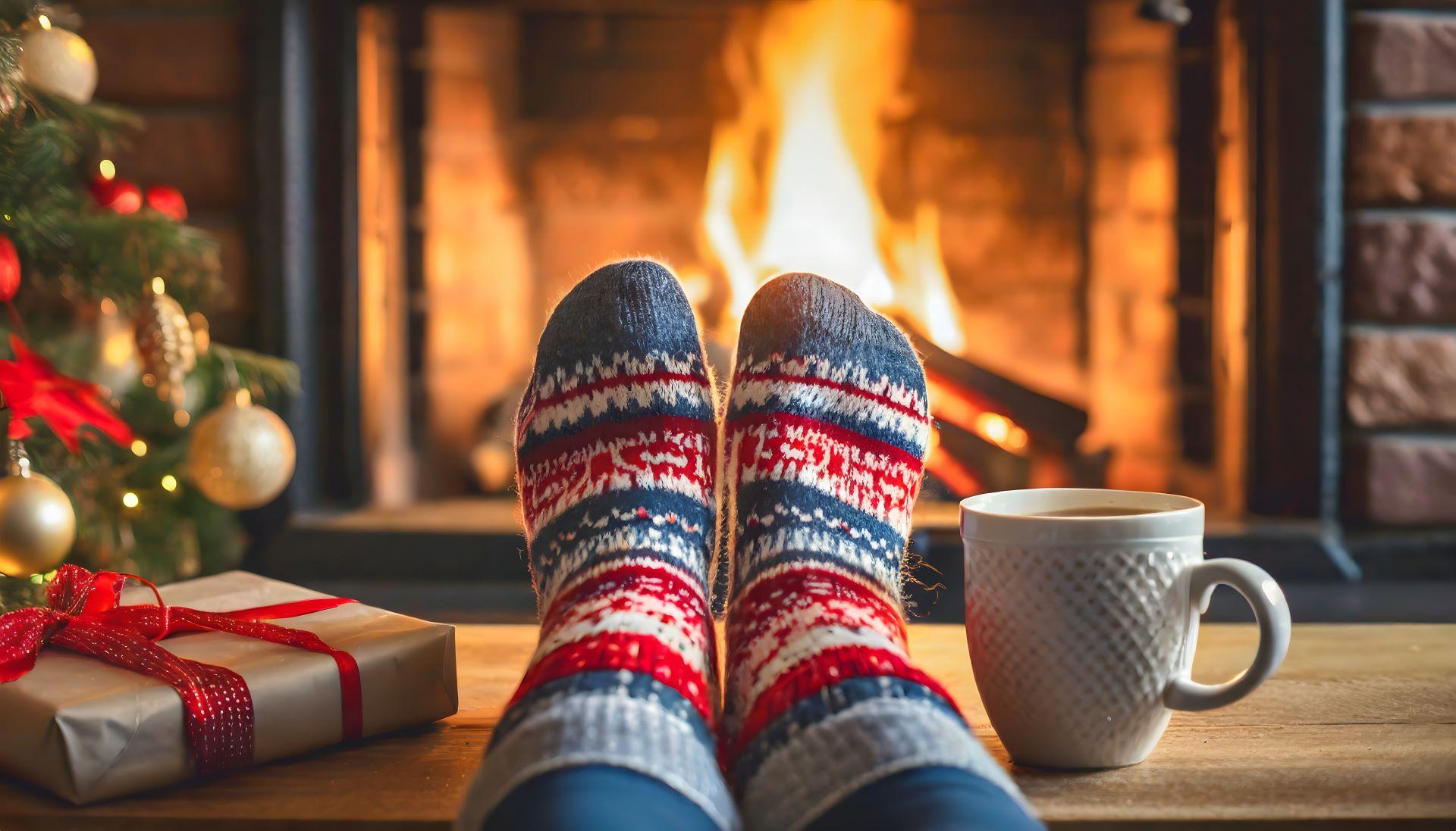 Weihnachtlich und gemütlich So wird der Kamin zum Mittelpunkt deines